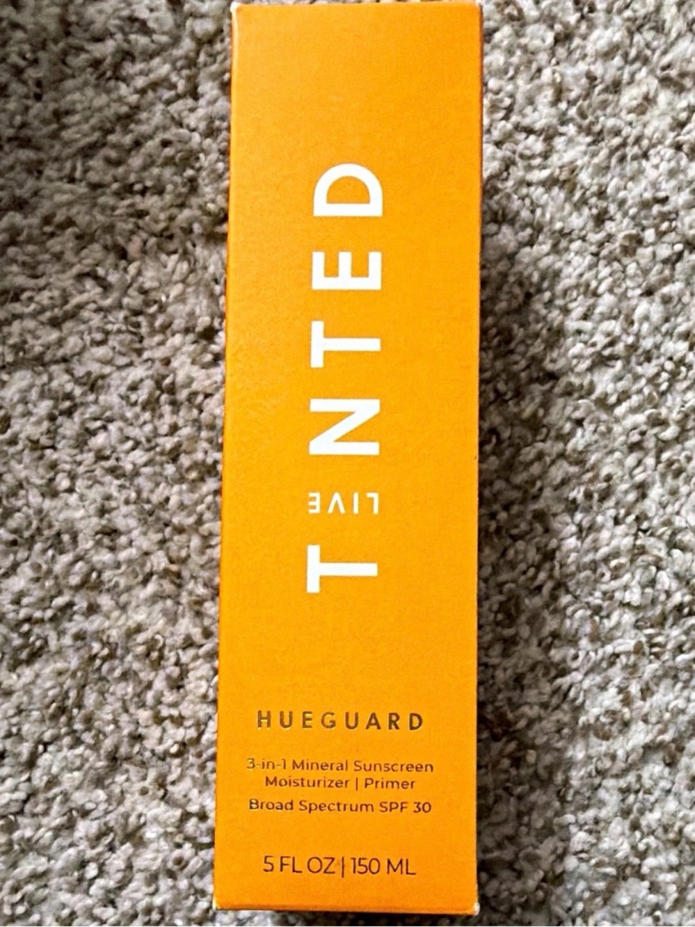 Live Hueguard Tinted 3-in-1 Mineral Sunscreen Moisturizer - Orange